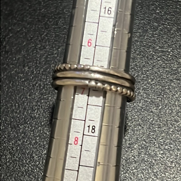 Pandora Rising Star 14k Gold & Sterling Silver Diamond Twist Beaded Ring - Picture 11 of 11